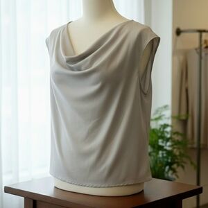 Elegant Gray Women's Top